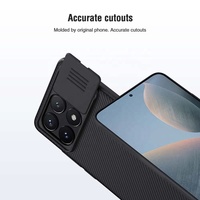 NILLKIN pour Xiaomi Poco X7 Pro 5G Case Original CamShield Slide Camera Cover Protection de la vie privée Couverture arrière pour Poco X6 X7 Pro
