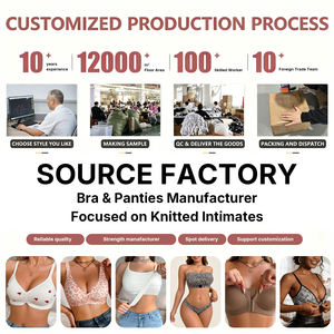 Servizio ODM Reggiseno in Pizzo Senza Cuciture con Ferretto, Nuovo Arrivo, Reggiseno Premium con Spalline Regolabili e Imbottitura Push-up per Uso Quotidiano - Product Image 3