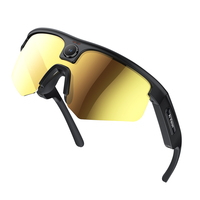 Lunettes intelligentes SANVNET SNT VISTA 8MP pour le cyclisme avec caméra d'enregistrement vidéo POV et étui de chargement, traduction IA