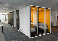 Cabines de bureau insonorisées pour la confidentialité, espaces de travail d'entreprise, cabines d'enregistrement acoustiques, studios insonorisés, cabines de méditation anti-bruit