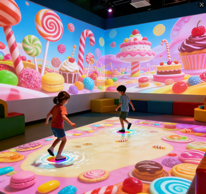 Sistema de Proyección Holográfica Inmersiva Comercial para Niños con Juegos Interactivos para Centros Comerciales y Parques de Diversiones - Product Image 4