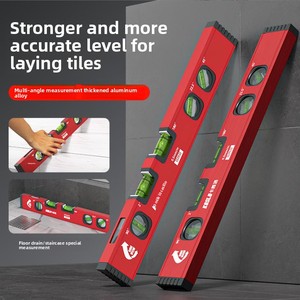 เทอดอลไลต์อลูมิเนียมอุตสาหกรรมความแม่นยำสูง รับน้ำหนักได้มาก ความแม่นยำ 0.5 มม. พร้อมตลับเมตรเหล็กพลาสติกแบบพกพา (0-5 ม.) - Product Image 4