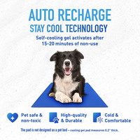 Tapis rafraîchissant pour chien pour chenil, cage et lit, non toxique, matériau en gel auto-refroidissant durable, sans réfrigération