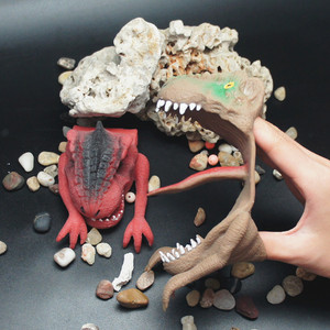 Marioneta de Mano de Dinosaurio para Niños, Juguete Divertido de Plástico TPR Suave - Product Image 3