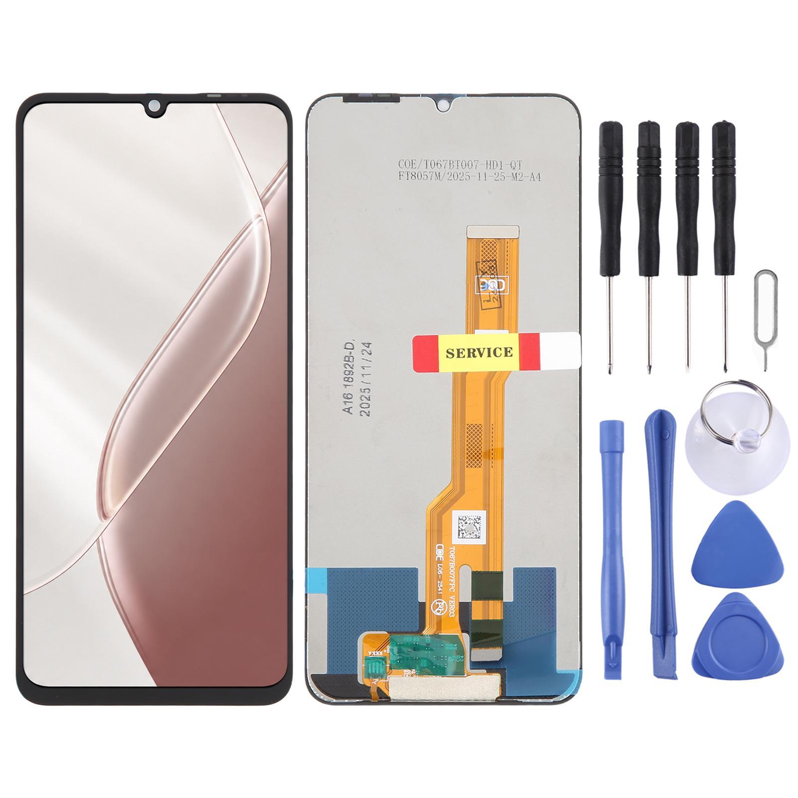 Quality OEM <strong>LCD</strong> Screen Digitizer Full Assembly <strong>Replacement</strong> for <strong>Itel</strong> A200+ Touch Display Panel Phone Repair Part Accessories