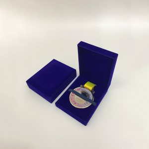 Caja de Medallas Personalizada al por Mayor, Caja de Presentación de Medallas y Monedas, Caja de Terciopelo para Colección - Product Image 4