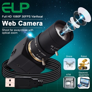 ELP 1080P 2MP Webcam Full HD cámara USB 30fps 60fps 120fps Mini USB cámara con Zoom Manual de 5-50mm lente Varifocal - Product Image 5