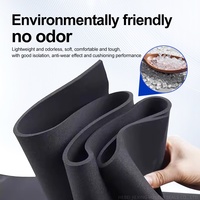 Taille personnalisée noir 1 ~ 50mm d'épaisseur élastomère naturel éponge joint NBR/CR/EPDM/PVC/SBR/FKM/PE/EVA rouleau de feuille de mousse de caoutchouc