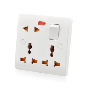 Enchufe eléctrico de pared para uso doméstico, material de baquelita, 13a, 220, 250 voltios