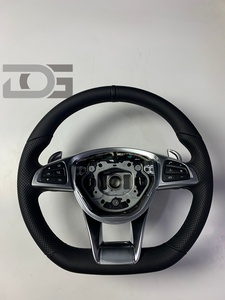 <span class=keywords><strong>Volante</strong></span> de Cuero para Mercedes Benz <span class=keywords><strong>AMG</strong></span> C200 C63 C300 808 W204 W205 SLK GLK GLC GLE, Venta al por Mayor de Repuestos para Automóviles - Product Image 5