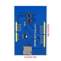 Panel Sentuh TFT 3.5 Inci 480X320 Layar LCD Modul ILI9486 Driver Mega2560 Papan Plug And Play