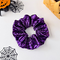 Nouveauté 2026 : Chouchous à Cheveux Motif Toile d'Araignée pour Femme – Décoration Capillaire d'Halloween