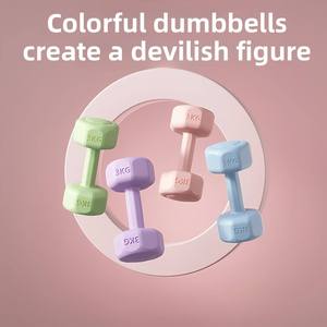 Neoprene Anti-Slip <b>Dumbbell</b> Hand Weight Sets 5/10/15/20lbs 5 Colors Arms Body Exercise Free Weights Women Men Home Gym Equipment - Product Image 6
