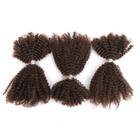Mèches à Tresser Abordables Très Vendues Cheveux Humains Brésiliens Naturels Crépus en Vrac Lots de Cheveux Afro Crépus 4C Boucles Crépues pour Tresses
