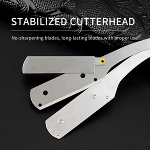 Salon cạo râu dao cạo Phong Cách Cũ gấp dao cạo nam hộ gia đình chuyên nghiệp Râu Máy cạo râu - Product Image 5