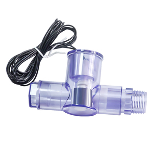 חיישן גובה נוזלים שקוף בצורת T מדגם LLS-SS4 חדש, עשוי PVC, לבטיחות מפני הצפת מים במערכת מיזוג אוויר, עם מתאם 3/<span class=keywords><strong>4</strong></span>. - Product Image 1