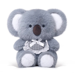 Tùy chỉnh 20cm mềm <span class=keywords><strong>grey</strong></span> <span class=keywords><strong>Koala</strong></span> gấu sang trọng Thú nhồi bông đồ chơi với khăn - Product Image 1