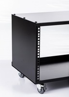 LEILEI MXS-14 7U Open Frame Video DJ Network Server Rack 19 ''Strong Network Rack avec quatre roues