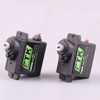 PTK 7465W MG 9g Servo numérique 180 ° 1/8 Servo 5kg Servo de voiture RC à voilure fixe engrenage en métal étanche pour Drones accessoires échelle 1/8