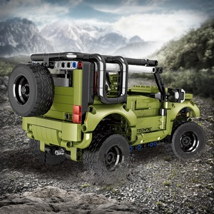 ZHEGAO <strong>Pull</strong> Back Off-road Vehicle Car Toys 763PCS Building <strong>Blocks</strong> Toys Kits DIY ABS Toys for Kids - Product Image 6