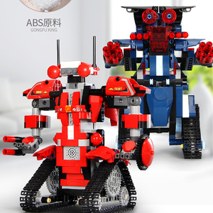Neuestes Mold King RC <span class=keywords><strong>Robert</strong></span> Set Ferngesteuerter Baukasten Roboter Kettenfahrzeug Modell Bausteine für Kinder - Product Image 2