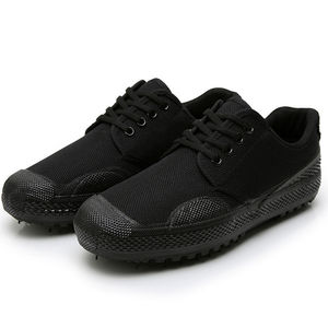 Zapatos de trabajo de lona de camuflaje de alta calidad para hombre, zapatos de seguridad transpirables antideslizantes para obras de construcción, resistentes al desgaste, tacón bajo - Product Image 4