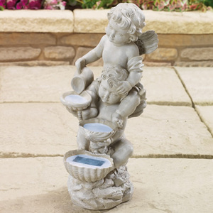 <span class=keywords><strong>Fontaine</strong></span> d'eau avec sculpture d'ange en résine faite à <span class=keywords><strong>la</strong></span> main, style moderne américain, avec lumière solaire pour <span class=keywords><strong>la</strong></span> décoration extérieure du jardin et de <span class=keywords><strong>la</strong></span> maison - Product Image 5