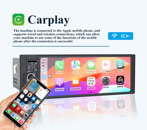 F133 2 + 32GB 1Din Car Audio System Android 6,86 pulgadas OLED Dashboard Radio con Wireless Car Play Dash Cam DVD MP5 <span class=keywords><strong>Player</strong></span> - Product Image 2