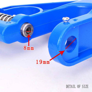 Nhà Máy Bán buôn giá rẻ của nhãn hiệu tay Báo Chí Grommet dây Giày Máy tự làm cho dây giày công cụ Snap Nút đinh tán dây giày đấm rèm - Product Image 2