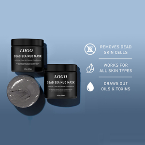 Máscara de Lama do Mar Morto Bliw Private Label Herbal para Limpeza Profunda, Hidratação, Anti-Acne, Minimização de Poros e Remoção de Cravos para Rosto e Corpo - Product Image 4