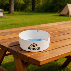 Cendrier jetable en papier biodégradable et écologique OEM en gros avec base en gel pour voiture, voyage, extérieur et patio - Product Image 1