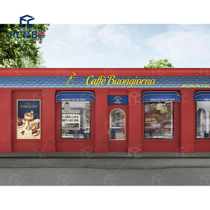 Moderna decorazione del bancone della caffetteria soluzione espositiva per decorazioni da Bar al dettaglio negozio di panetteria infissi <span class=keywords><strong>Cafe</strong></span> Interior Design - Product Image 5