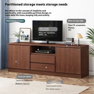 Mobile <span class=keywords><strong>TV</strong></span> <span class=keywords><strong>in</strong></span> Legno Massello Stile Nordico Ultra Sottile per Soggiorno e Camera degli Ospiti - Product Image 2