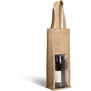 Porte-bouteilles en jute - Product Image 1
