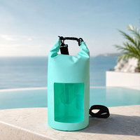 Sacs de rangement étanches Ocean Pack 5L 10L avec fenêtre en PVC, grande capacité, pour randonnée, camping, kayak, rafting