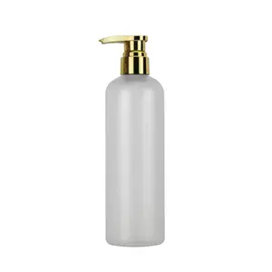 Plastic bottle supplier high-end 500ml shampoo and shower gel bottle container emulsion pump bottle