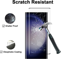 Accessoires pour téléphones portables en gros Protection d'écran 3D Couverture complète Film protecteur 9D Verre trempé pour Samsung Galaxy S23 Ultra