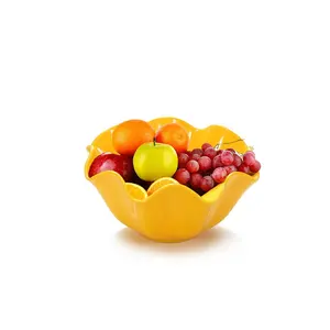 Mangkuk buah melamin, mewah bentuk spesial dekorasi mangkuk buah