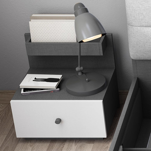 <span class=keywords><strong>Mesita</strong></span> de <span class=keywords><strong>noche</strong></span> nórdica con cajones, muebles de madera de estilo moderno, <span class=keywords><strong>mesita</strong></span> de <span class=keywords><strong>noche</strong></span> para dormitorio - Product Image 3