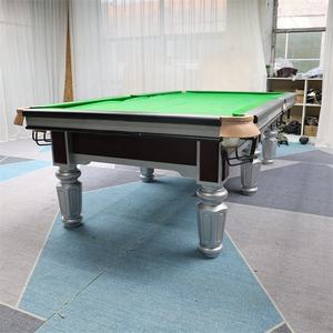 Table de billard moderne sur mesure de qualité tournoi, 7 pieds, en bois massif, convertible en table à manger <span class=keywords><strong>blanche</strong></span> pour la maison – Vente chaude directe usine - Product Image 5
