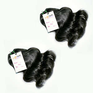 Extension de cheveux brésiliens naturels à double drawn 10a, postiche de cheveux humains vierges, racines et cuticules, tissage en lot, vente en gros - Product Image 3