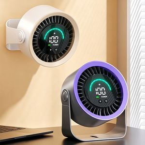 2026 Turbo Mini 100 Level Strong Wind Adjustable Angle Ultra Silent Led Screen Portable Rechargeable Fan for Travel - Product Image 1