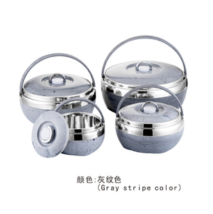 <span class=keywords><strong>Pot</strong></span> isotherme double paroi en acier inoxydable, <span class=keywords><strong>pot</strong></span> à lunch portable avec poignée - Product Image 1
