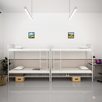 Lit superposé en métal multifonctionnel moderne et personnalisé pour adultes, dortoir, école, appartement, chambre à coucher