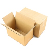 Boîte de déménagement d'expédition Cartons de papier kraft ondulé Boîtes en carton de papier kraft brun pour légumes alimentaires Emballage en carton liquide