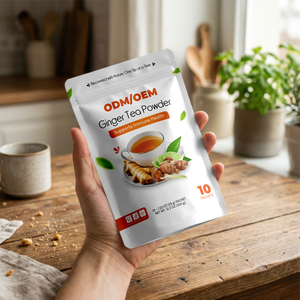 Polvo de Jengibre Natural OEM Sin Cafeína con Hierbas Instantáneas para Apoyo Digestivo y de Calor - Product Image 4