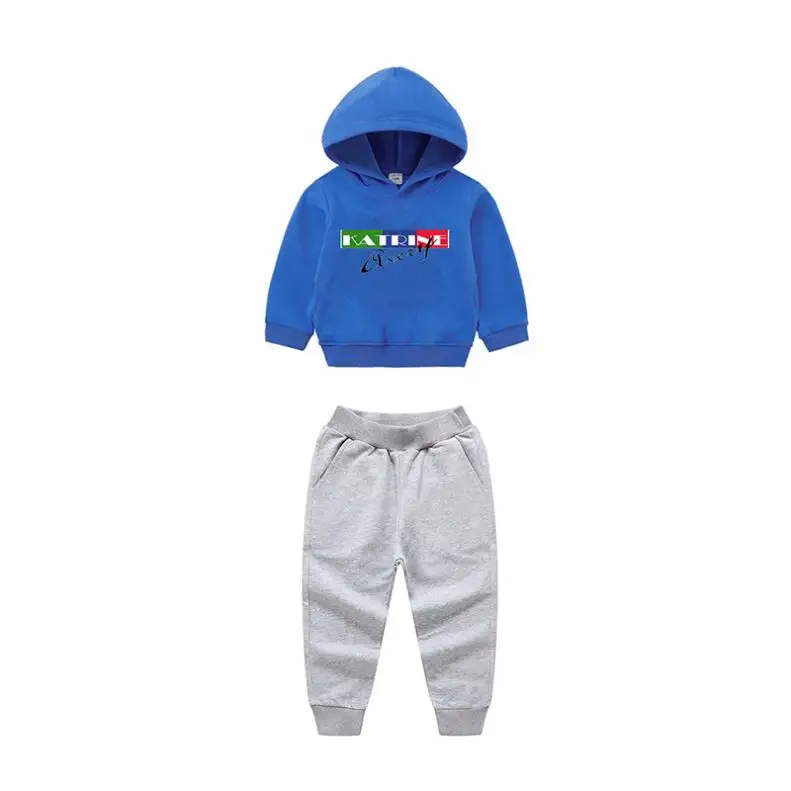 Wholesale Custom Sports blank logo tracksuit women hoodie joggers sweat suit factory made two piece set tracksuit kids