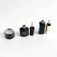 Gel UV LED pour Nail Art, argenté, sans essuyage, à base d'eau, style français, végétalien, non toxique, écologique
