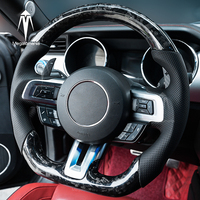 Accessoires intérieurs de voiture : Levier de vitesses magnétique en fibre de carbone pour volant, design personnalisable, couleur au choix pour 2015-2023