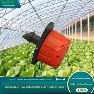 Gotero <span class=keywords><strong>de</strong></span> flujo ajustable <span class=keywords><strong>Caperucita</strong></span> <span class=keywords><strong>Roja</strong></span> <span class=keywords><strong>de</strong></span> ocho agujeros antiobstrucción - Product Image 3